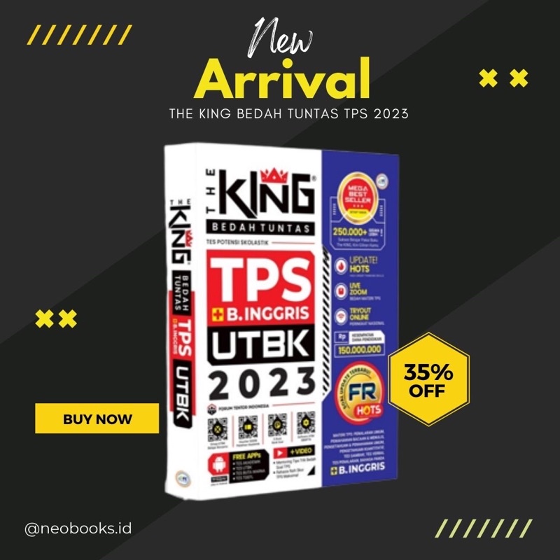 Jual Buku The King Bedah Soal Dan Materi TPS UTBK 2023 Forum Edukasi