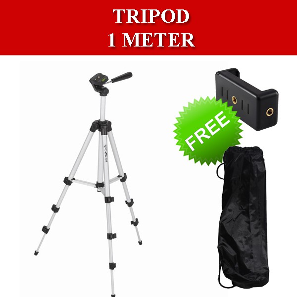 Jual Weifeng Tripod Stand Meter Section Aluminium Gratis Tas Dan U