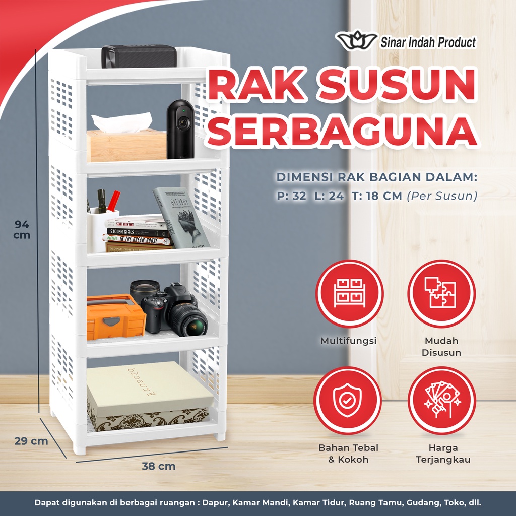 Jual Rak Susun Rak Plastik Susun Rak Serbaguna Susun Dimensi