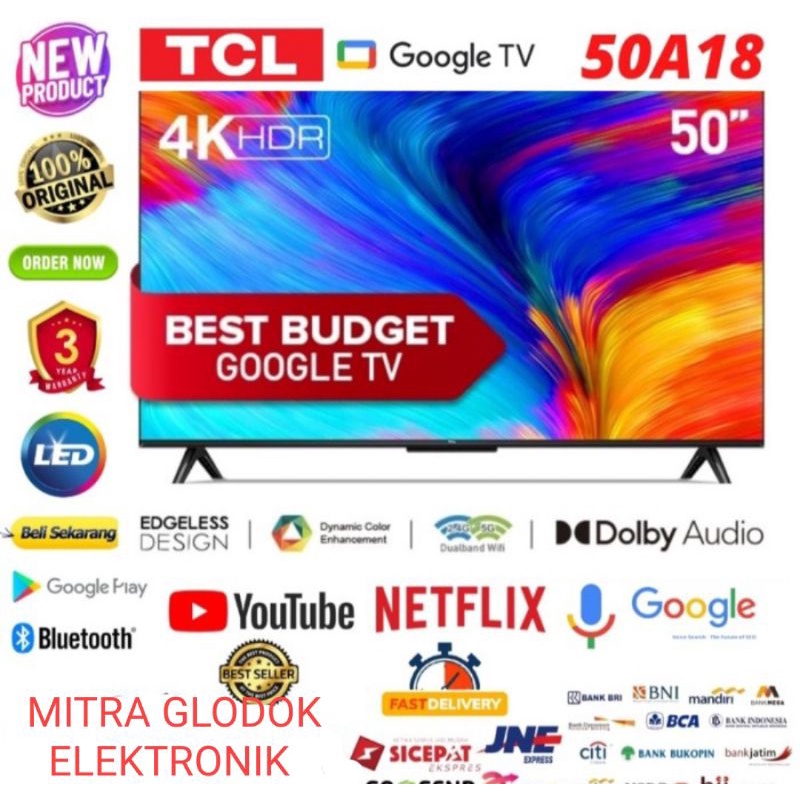 Jual New Tcl Led Tv Inch A Smart Android Netflix Garansi Resmi