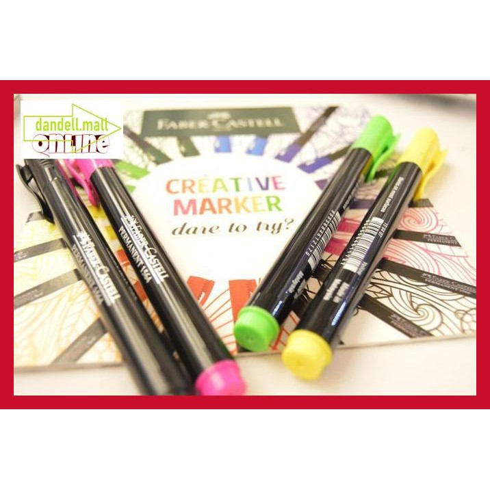 Jual U8Tyrt67 Creative Marker Faber Castell Spidol Warna Permanent