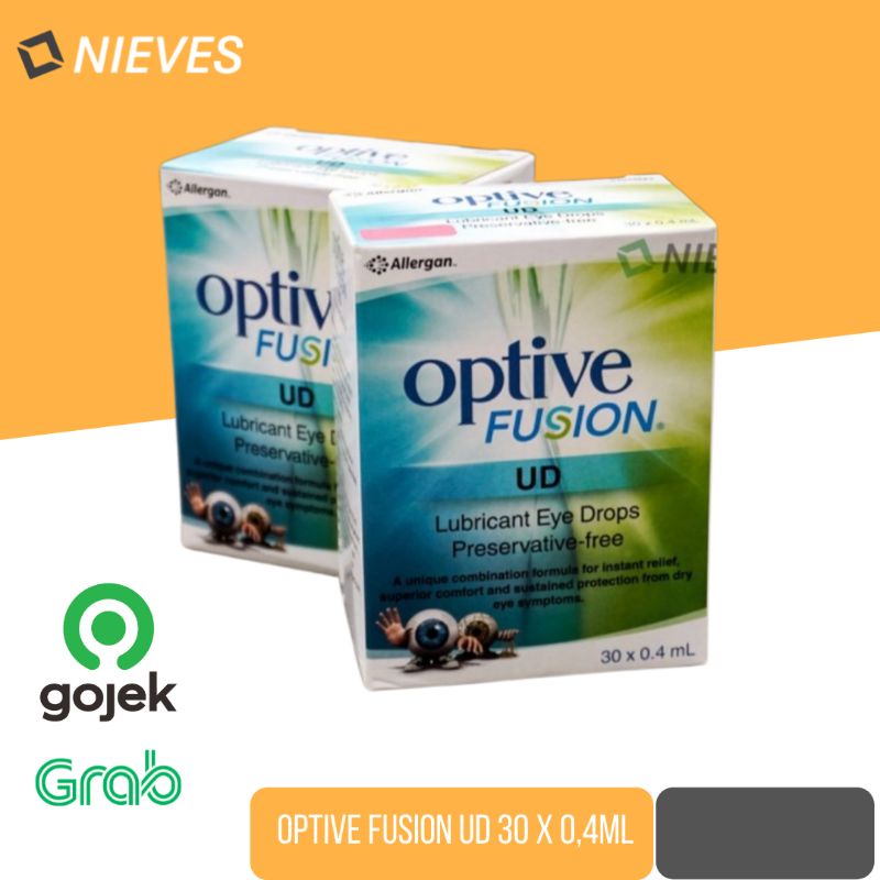 Jual Optive Fusion Lubricant Eye Drops X Ml Allergan Shopee