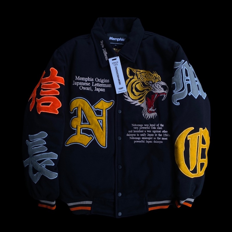 Jual Varsity Jacket Nobunaga Memphisorigins Shopee Indonesia