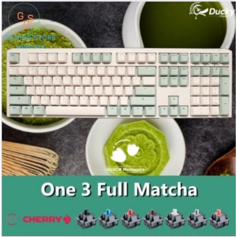 Jual Ducky One 3 Matcha Fullsize Non LED Mechanical Gaming Keyboard