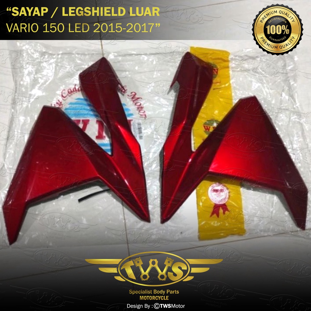 Jual ANEKA WARNA Sayap Set Kiri Kanan Legshield Luar Vario 125 150