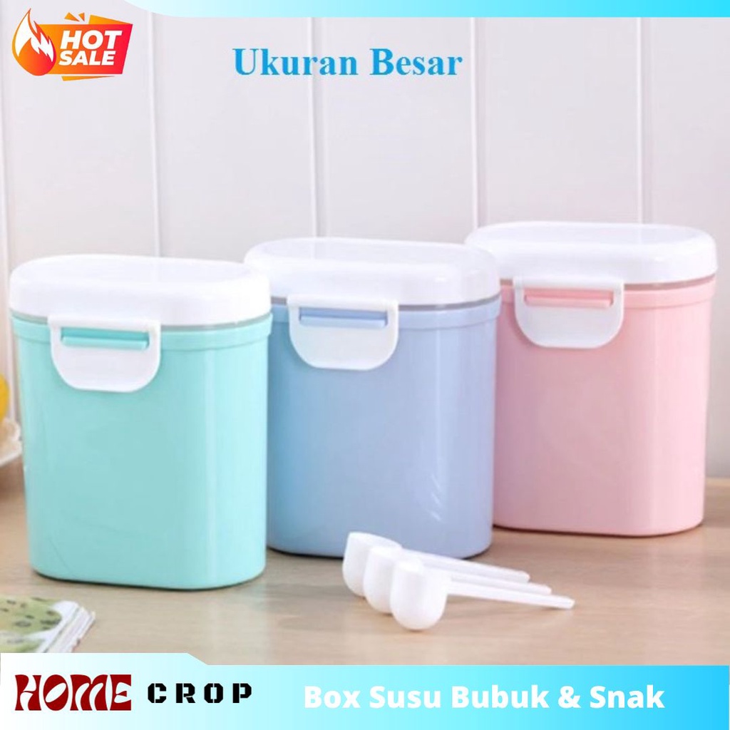 Jual Box Tempat Susu Bubuk Bayi Anti Tumpah Kotak Wadah Penyimpanan