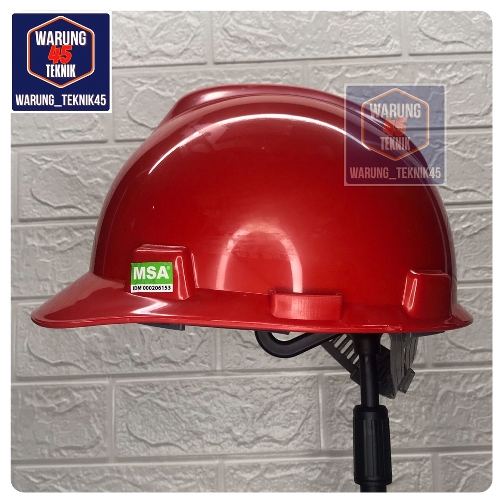 Jual Helm Proyek Safety V Guard Merk Msa Sni Lokal Suspensi Standard