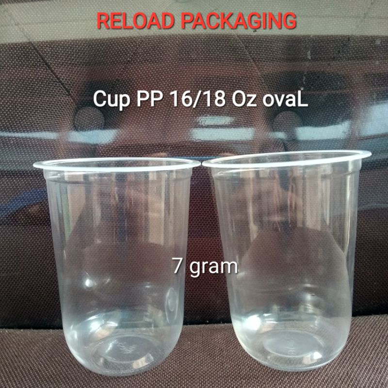 Jual Gelas Plastik Pp Oval Oz Oz Plastic Cup Pp Oval Oz