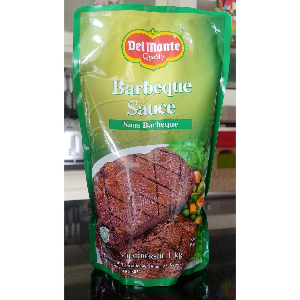 Jual DelMonte Barbeque Sauce 1kg Del Monte Saus BBQ 1 Kg Shopee