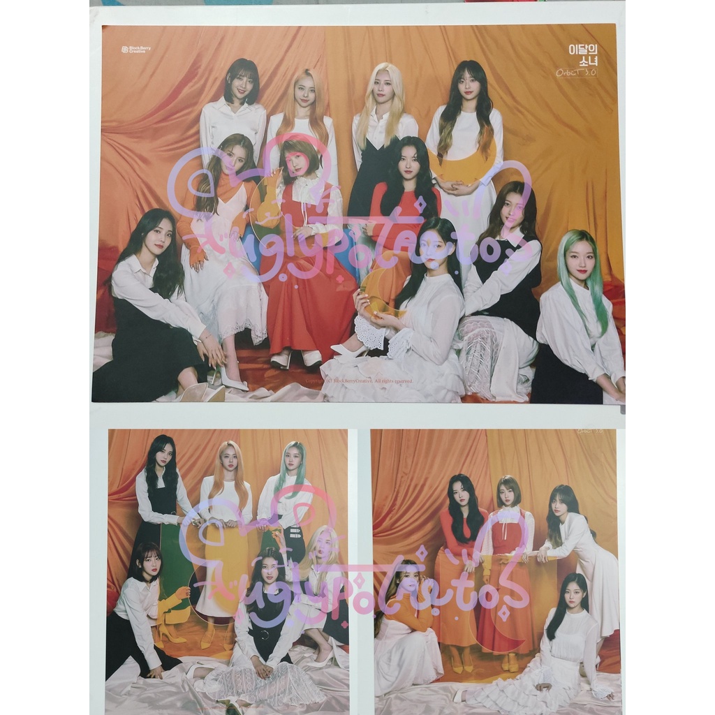 Jual LOONA Orbit 3 0 4 0 Set Poster Photocard Vivi Chuu Shopee