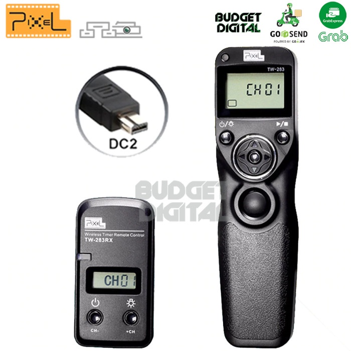 Jual Pixel TW 283 LCD Wireless Shutter Release Timer Remote Control