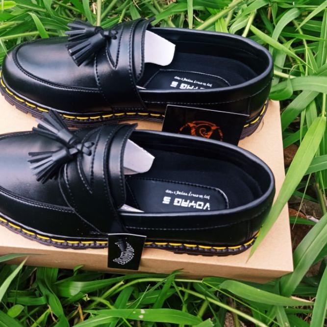 Jual Lagi Ramai Voyag Stars Rise Rey Sepatu Penny Loafers Hitam Pria