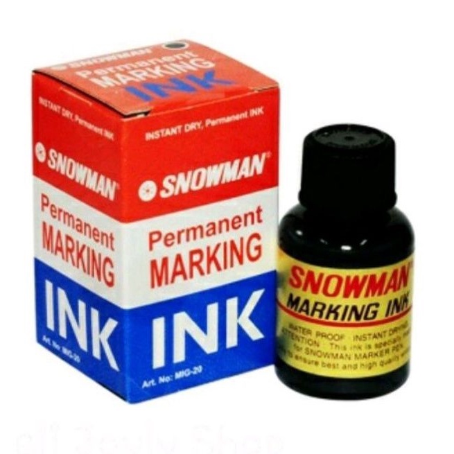 Jual Isi Ulang Refill Tinta Spidol SNOWMAN PERMANENT Shopee Indonesia