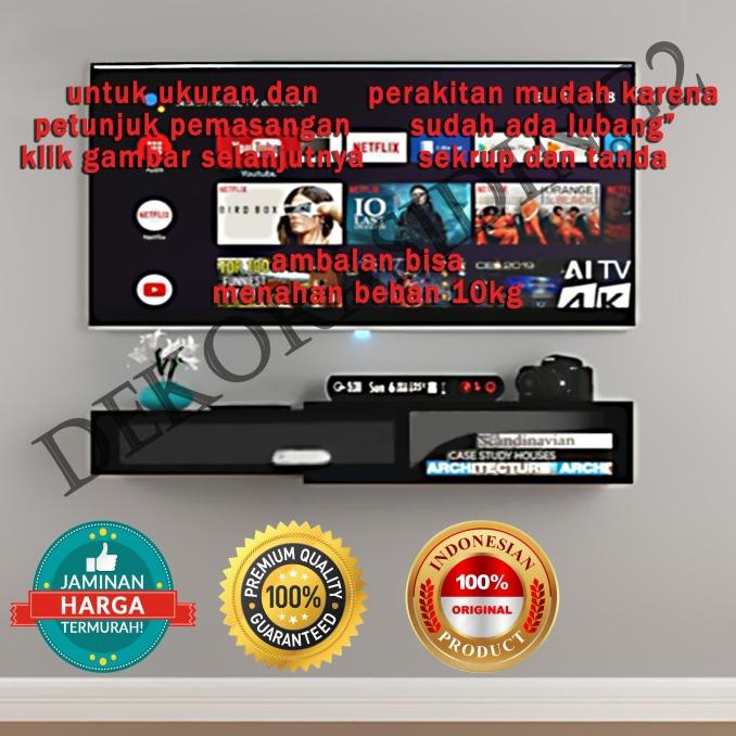 Jual Product Furniture Rak Ambalan Dinding Minimalis Rak Tv Gantung