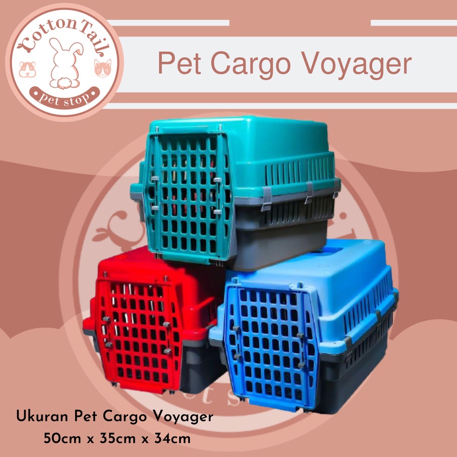 Jual PET CARGO CARIER VOYAGER Fwu Fong Warna Kucing Kelinci Anjing