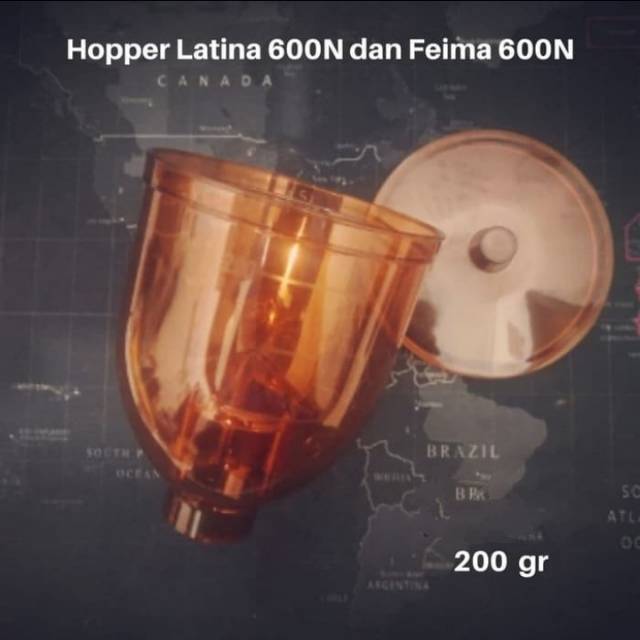 Jual Bean Hopper Grinder N 600 Latina Penampung Biji Kopi Shopee