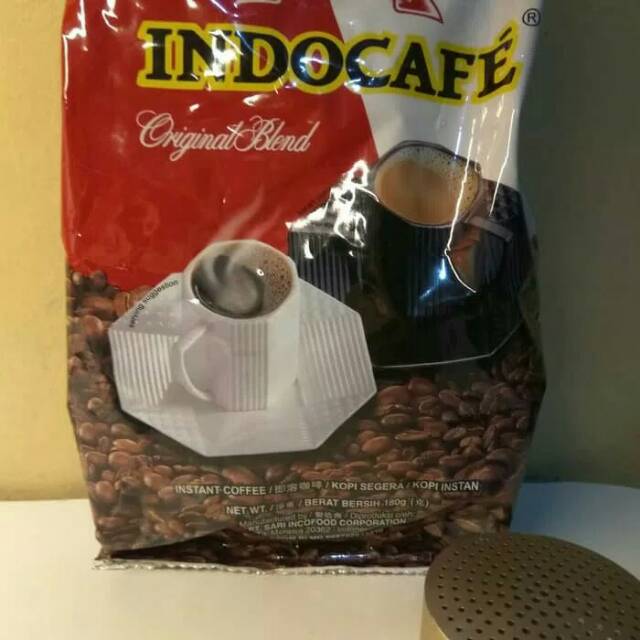 Jual Indocafe ORIGINAL BLEND 180 G Refil Shopee Indonesia