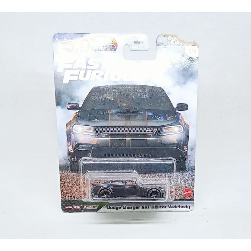 Jual Hot Wheels Premium Ban Karet Dodge Charger SRT Hellcat Widebody