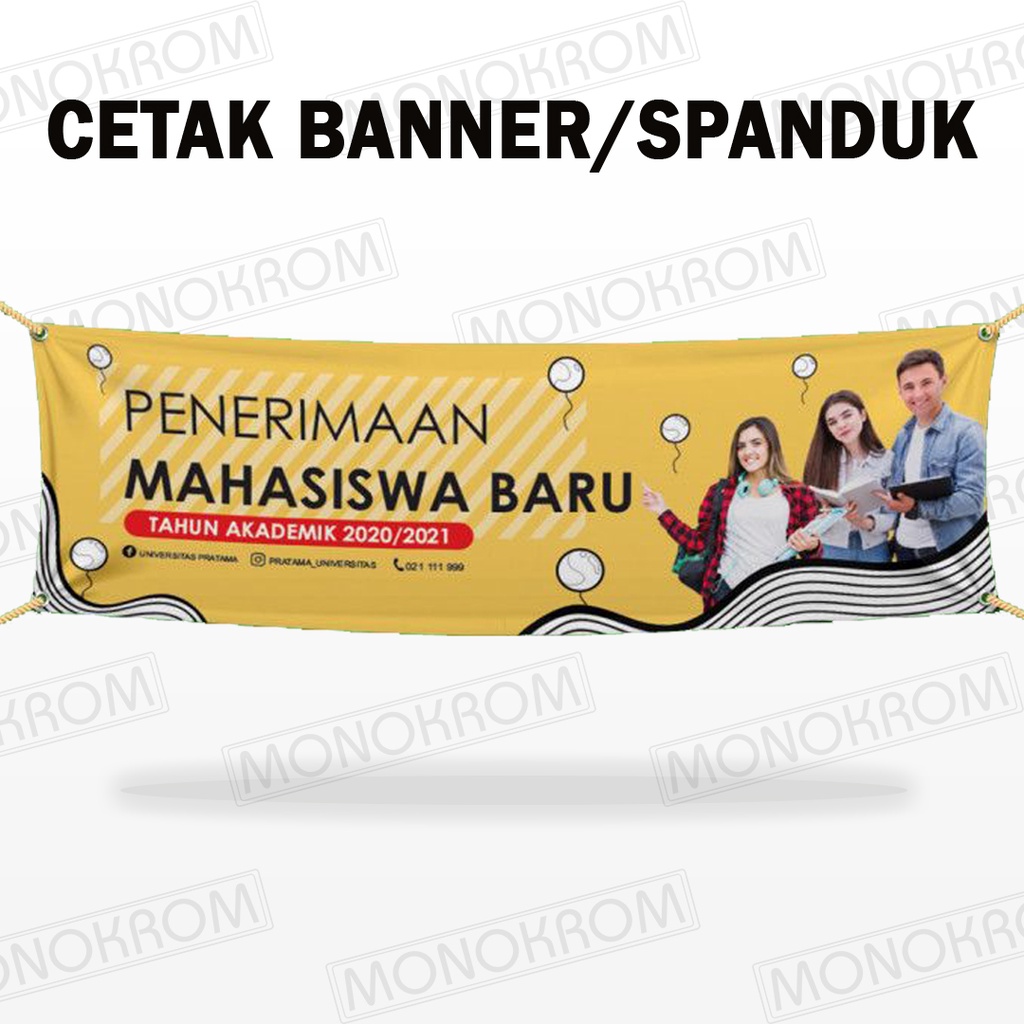 Jual Cetak Banner Spanduk Custom Shopee Indonesia