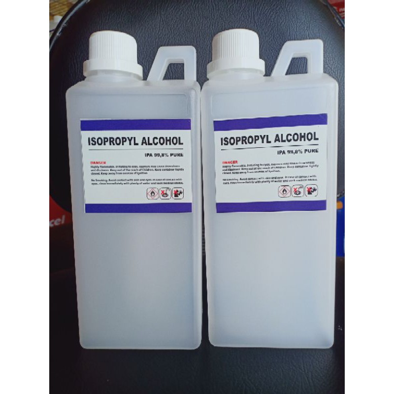 Jual Isopropyl Alcohol 1 Liter Isopropil Alkohol 99 8 Shopee Indonesia