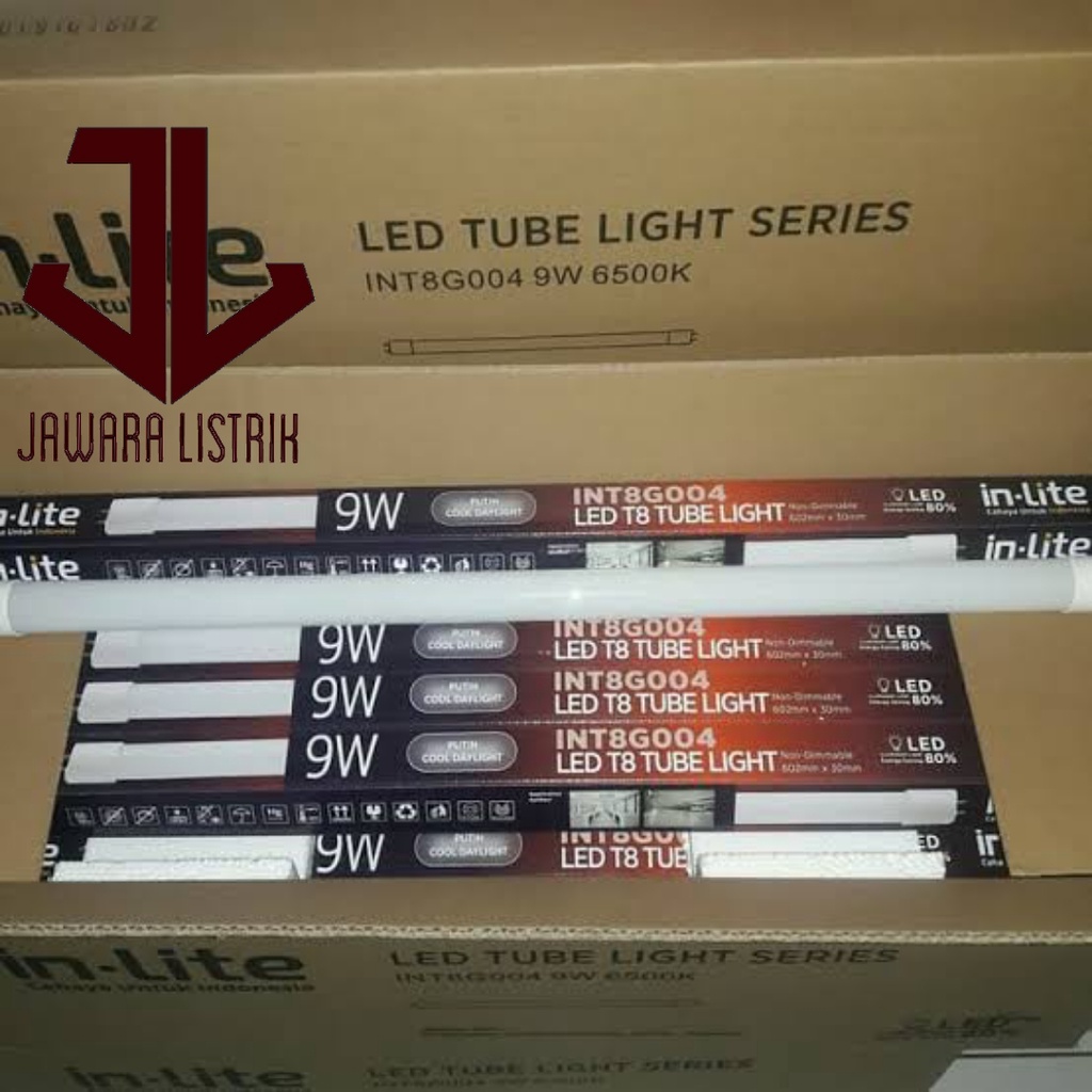 Jual TL LED TUBE IN LITE INLITE 9W WATT INT8G004 Shopee Indonesia