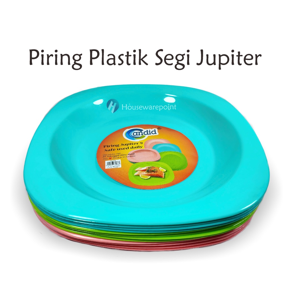 Jual Piring Plastik Segi Piring Makan Plastik Jupiter Piring