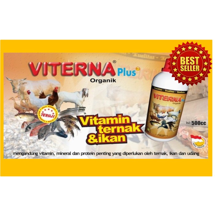 Jual Viterna Plus Vitamin Ternak Organik Cair Kemasan Cc Shopee