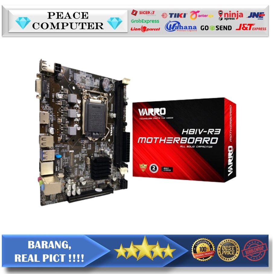 Jual Mainboard Motherboard Mobo Varro H Plus Intel Lga