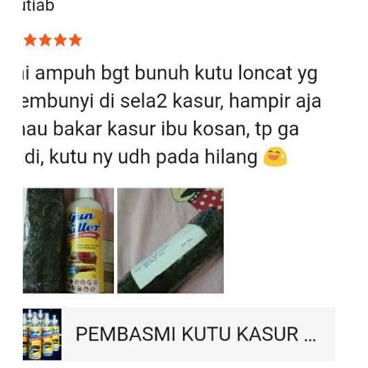 Jual V Gunkiller Pembasmi Kutu Kasur Dan Sofa Basmi Kutu Busuk