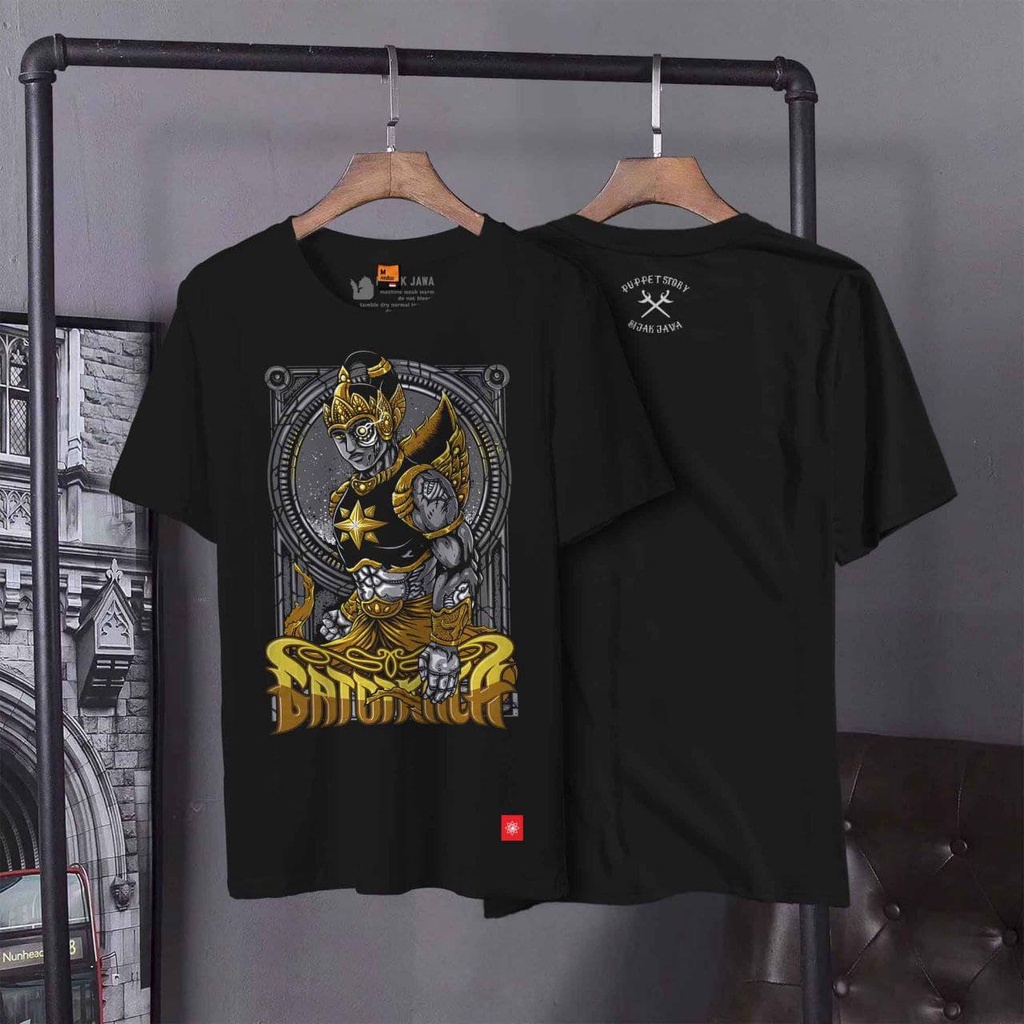 Jual Kaos Bijak Jawa X Puppet Story Gatotkaca Pendek Shopee Indonesia