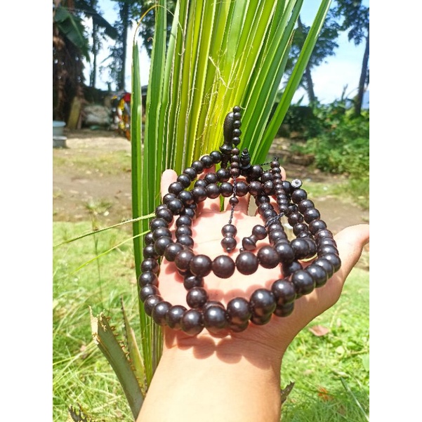 Jual Tasbih Kayu Kelor Hitam Mm Shopee Indonesia