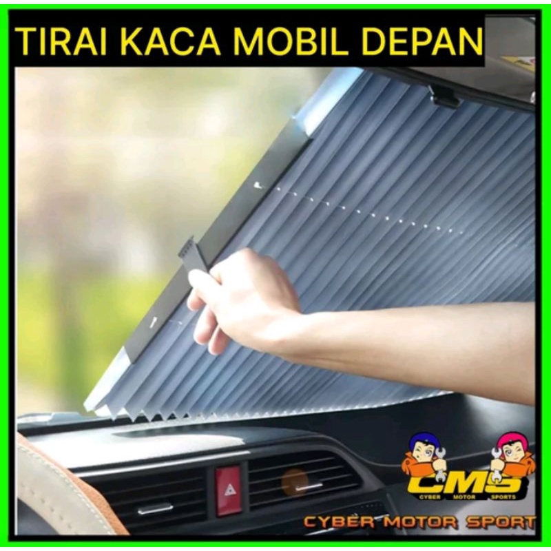 Jual Tirai Pelindung Kaca Mobil Depan Universal Tabir Surya Penutup