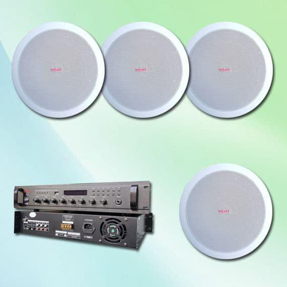 Jual PAKET SOUND SYSTEM RESTORAN CAFE SPEAKER PLAFON CEILING CC 13