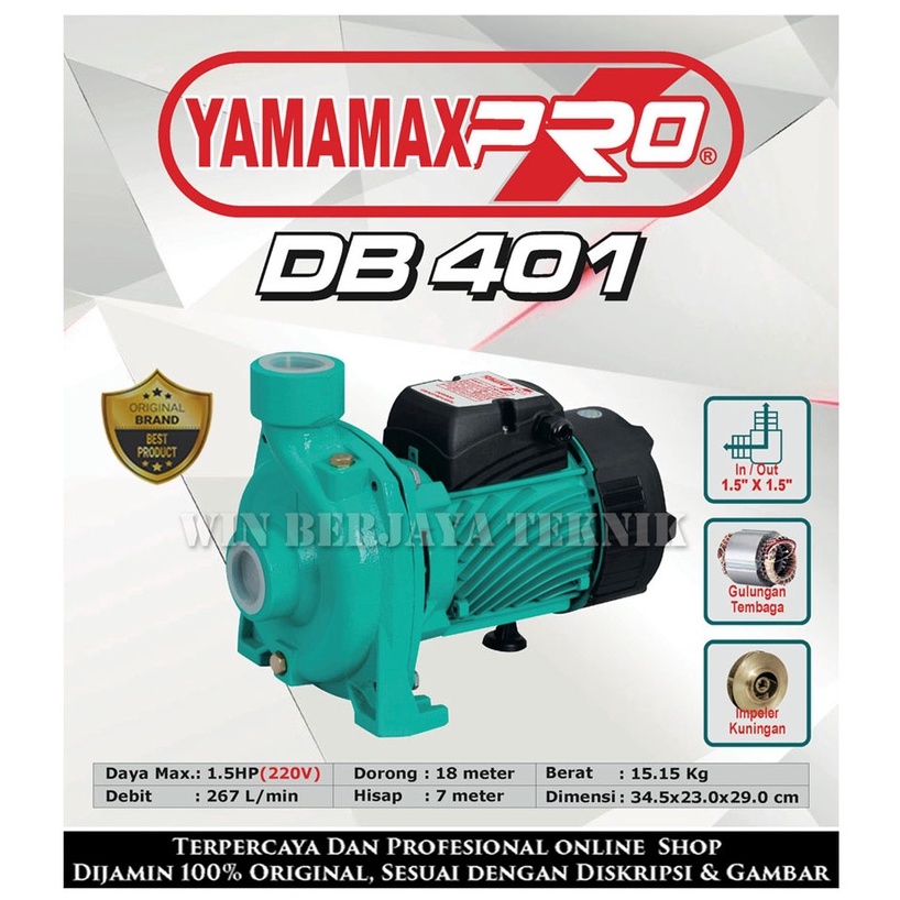 Jual Yamamax Pro Db Hp Pompa Air Centrifugal Irigasi Inch