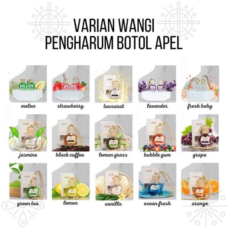 Jual PENGHARUM BOTOL APEL SUMMERSPRING UNTUK SEGALA RUANGAN MOBIL