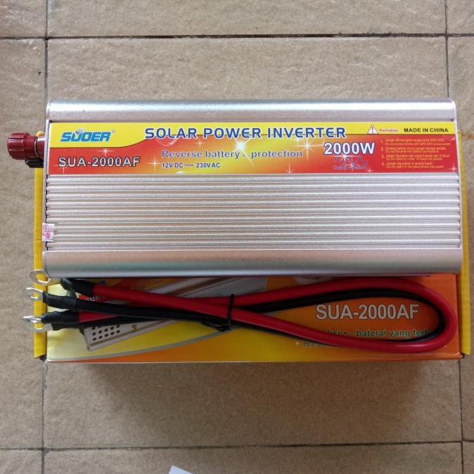 Jual Power Inverter DC To AC 2000 Watt Perubah DC 12V Ke AC PLN 220V