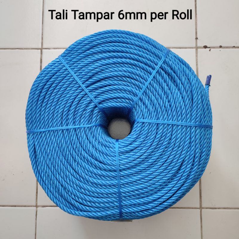 Jual Tali Tampar Plastik Mm Per Roll Tali Tambang Plastik Senar Mm