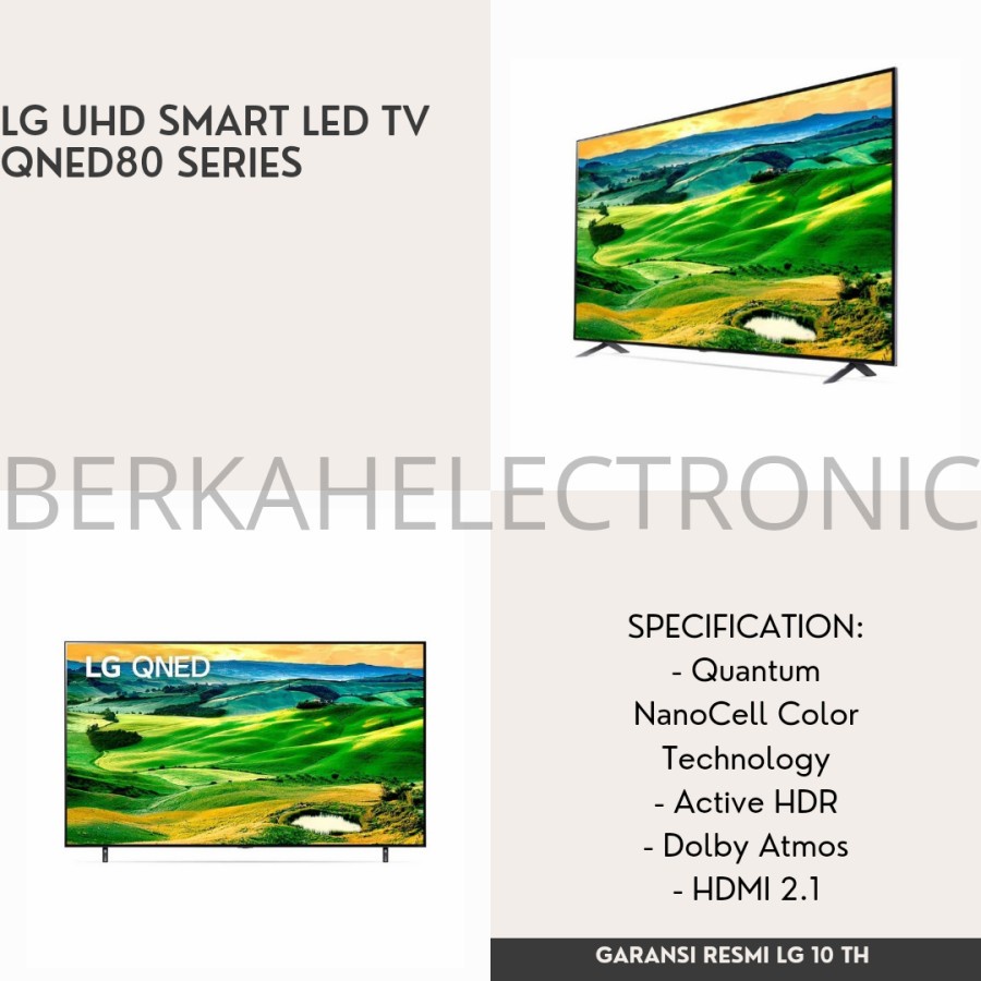 Jual Lg Tv K Uhd Inch Smart Led Tv Qned Sqa Shopee Indonesia