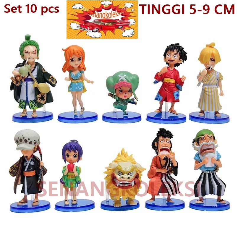 Jual Figure One Piece Arc Wano Wcf Kws Luffytaro Sangoro Zorojuro Set