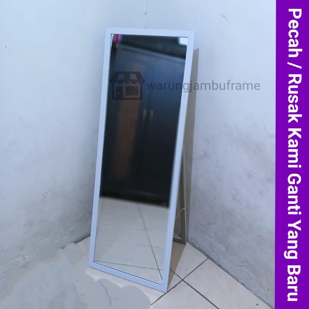 Jual Standing Mirror Standing Frameless Cermin Berdiri Full Body