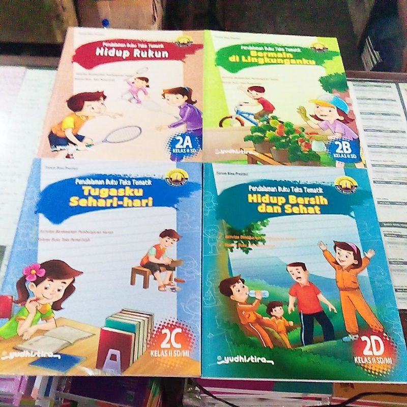 Jual PENDALAMAN BUKU TEKS TEMATIK KLS 2 A 2B 2C 2D Shopee Indonesia