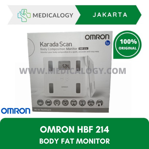 Jual TIMBANGAN OMRON HBF 214 ALAT UKUR KADAR LEMAK BODY FAT MONITOR