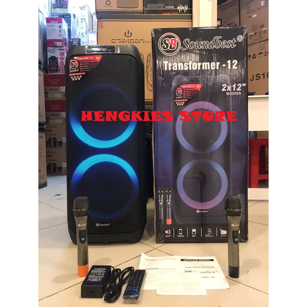 Jual Speaker Aktif Wireless Soundbest Transformer X Original