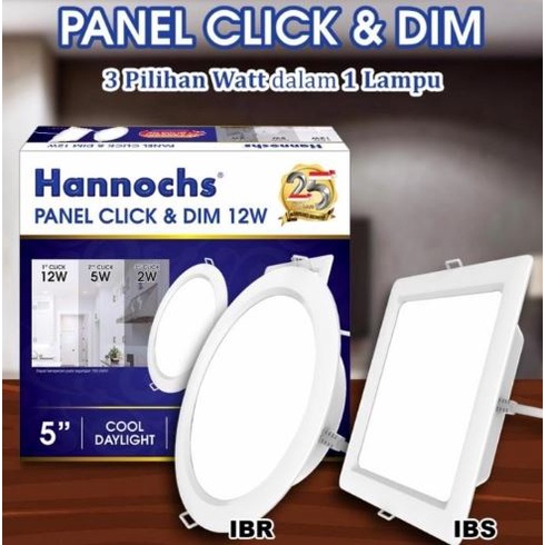 Jual Hannochs Downlight W Led Easy Ii Ibr Ibs Tricolour Inbow Panel