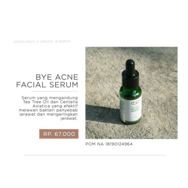 Jual Ella Bye Acne Facial Serum Shopee Indonesia