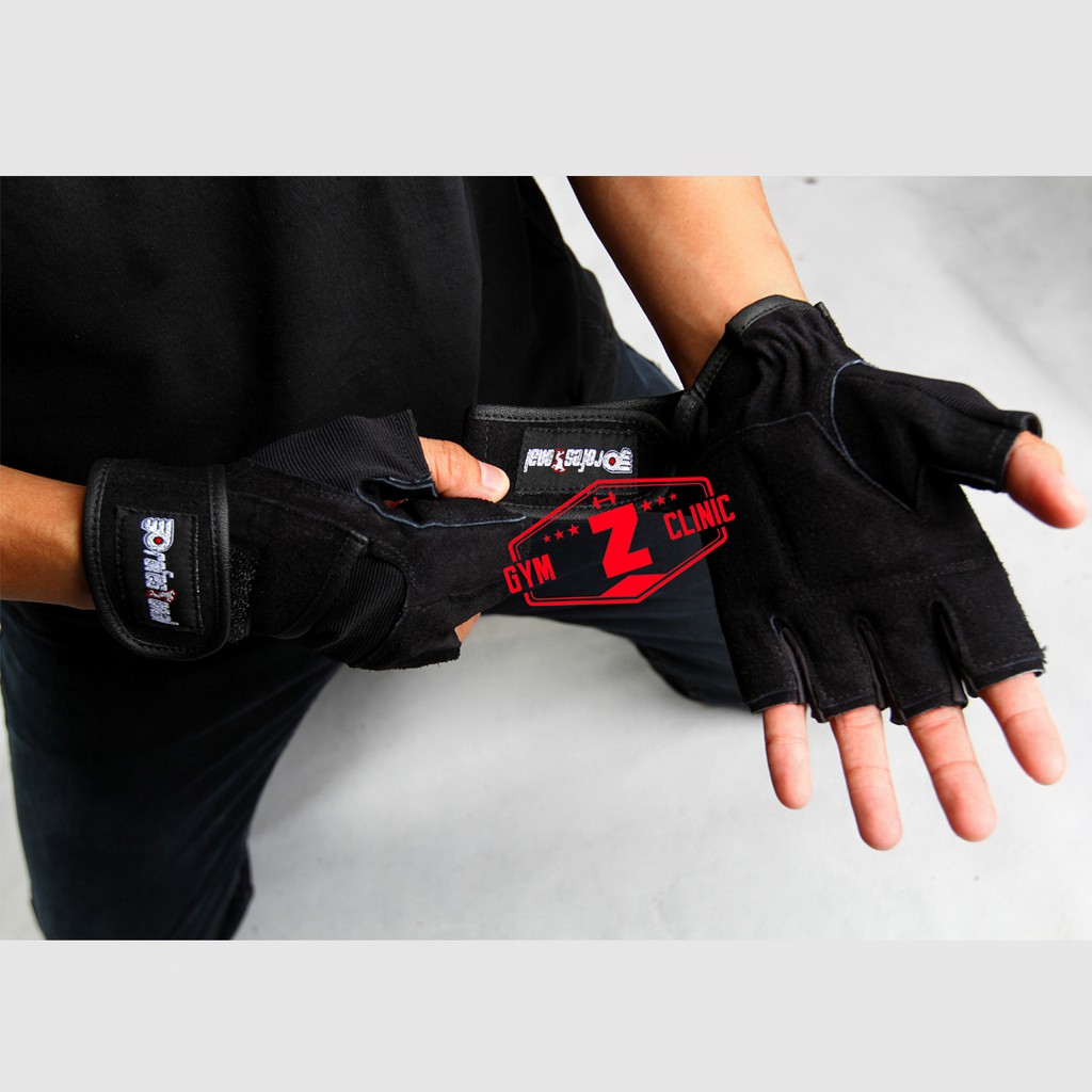 Jual Sarung Tangan Glove Fitness Gym Weight Lifting Gloves With Straps