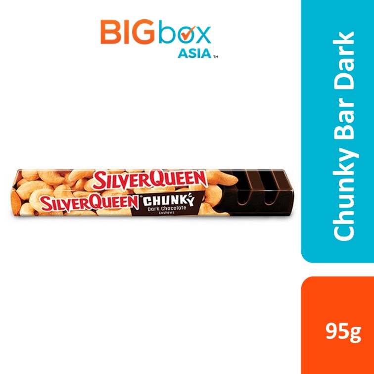 Jual Silverqueen Chunky Bar Cashew With Milk Chocolate Dark Chocolate