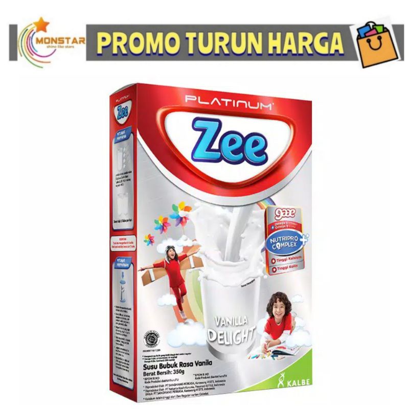 Jual Monstar Zee Platinum Rasa Vanilla Coklat Strawberry Gram