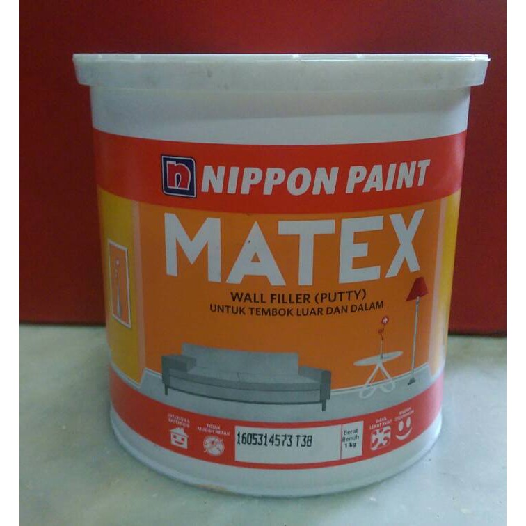 Jual Dempul Plamir Tembok Matex Kg Wall Filler Putty Plamur