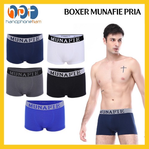 Jual BOXER MUNAFIE PRIA Brief Katun Nyaman Celana Dalam MEN Underwear